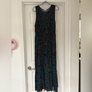 SHEIN Leopard Maxi Dress EUC